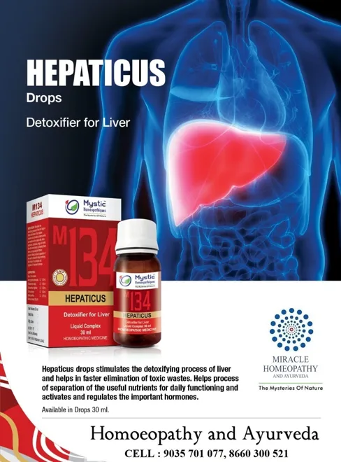 Medisynth Hepatica product range — historical product artwork